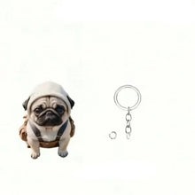 Acrylic Inspired Dog Pendant Keychain, product photo 4 of 10