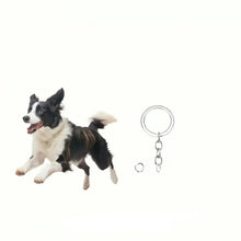 Acrylic Inspired Dog Pendant Keychain, product photo 7 of 10