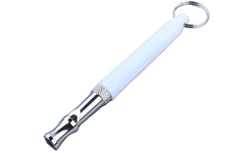 Adjustable Anti Bark Dog Whistle in White
