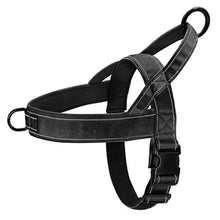 Adjustable Anti-Pull Dog Harness in Black