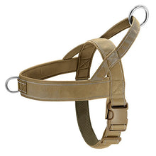 Adjustable Anti-Pull Dog Harness in Khaki