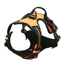 Adjustable Dog Harness Vest in Orange