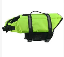 Adjustable Dog Life Jacket in Green