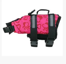 Adjustable Dog Life Jacket in Pink