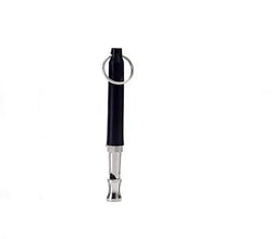 Adjustable Dog Training Whistle in Black
