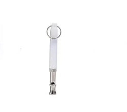 Adjustable Dog Training Whistle in White