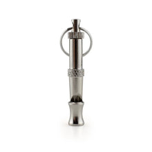 Adjustable Dog Whistle for Training in Silver
