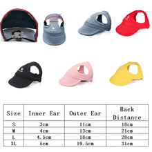 Adjustable Pet Baseball Hat with Ear Holes, product photo 10 of 12