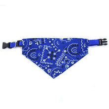 Adjustable Pet Collar Scarf in Blue