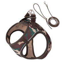Adjustable Reflective Harness for Pets in Camouflage