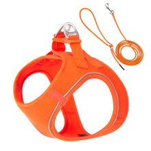 Adjustable Reflective Harness for Pets in Orange