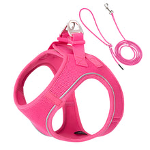Adjustable Reflective Harness for Pets in Pink