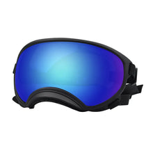 Adjustable Strap Dog Pet Glasses in Black Blue