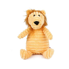 Animal Inspired Plush Dog Toys in Lion