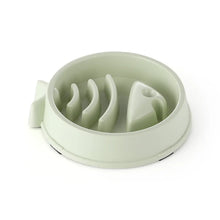Anti-Choking Slow Food Bowl for Pets in Fish Bone - Green