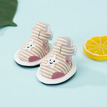Anti-slip Summer Shoes for Small Pets in beige