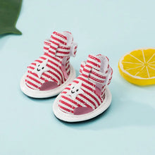 Anti-slip Summer Shoes for Small Pets in Red
