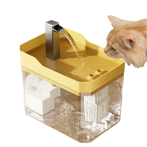 Auto-Filtering Cat Water Fountain with Pump