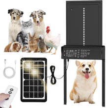 Automatic Pet Door with Light Sensor in Extra Large Solar Pet Door