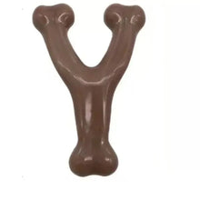 Bacon Flavoured Bone Dog Chew Toy in Dark Brown