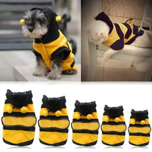 Bee pet costume size and style options
