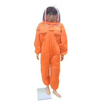 Bee Keeper Full Body Protective Suit in Fencing Hat Orange