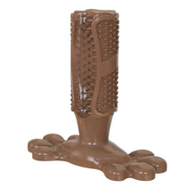 Bite Resistant Dog Toothbrush Chew Toy in Brown