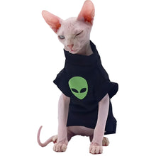Black Cotton Coat for Sphynx