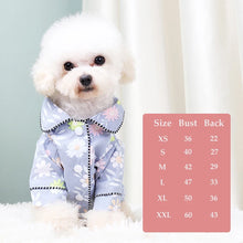 Black Dog Pyjamas Puppy Shirt in Purple Flower