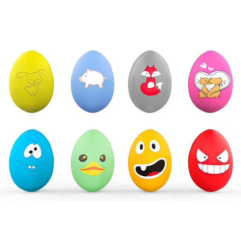 Bouncy Egg Squeaky Pet Toy in Assorted