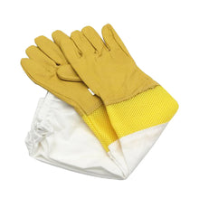 Breathable Beekeeping Gloves in Light Yellow