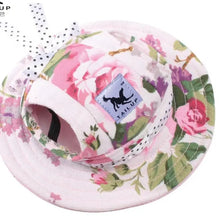 Breathable Pet Sun Hat in Flower