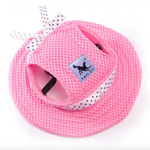 Breathable Pet Sun Hat in Pink