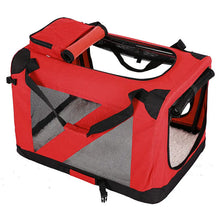 Breathable Pet Travel Cage in Red
