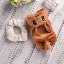 Cosy brown fleece hoodie