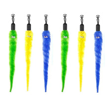 Butterfly Inspired Cat Interactive Toys in Green Yellow Blue