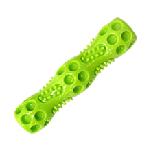 Green textured floating dog chew toy