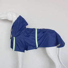 Cape-style Pet Raincoat in Dark blue