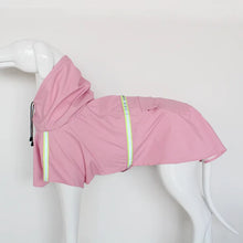 Cape-style Pet Raincoat in Pink