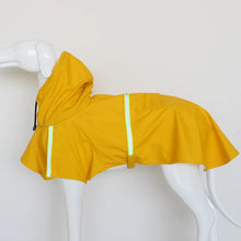 Cape-style Pet Raincoat in Yellow