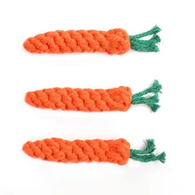 Carrot Shaped Cotton Rope Chew Toy, product photo 4 of 8