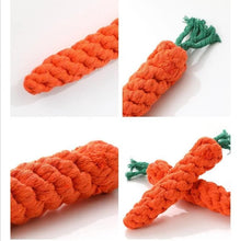 Carrot Shaped Cotton Rope Chew Toy, product photo 6 of 8