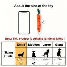 Carrot Shaped Cotton Rope Chew Toy, product photo 8 of 8