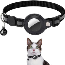 Cat AirTag Holder Collar Reflective Adjustable with Bell