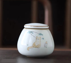 Ceramic Pet Burial Ash Urn, product photo 8 of 9