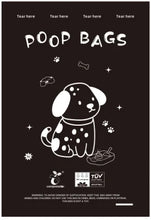 Certified Compostable Dog Poop Bags in Black