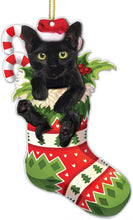 Charming Black Cat Christmas Ornament, product photo 10 of 12