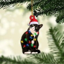 Charming Black Cat Christmas Ornament, product photo 3 of 12