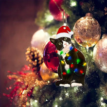 Charming Black Cat Christmas Ornament, product photo 7 of 12