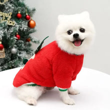 Christmas Dog Coat Hoodie for Dogs in Red (B)